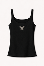 Butterfly Double-Layer Tank Top