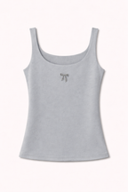 Bow Double-Layer Tank Top