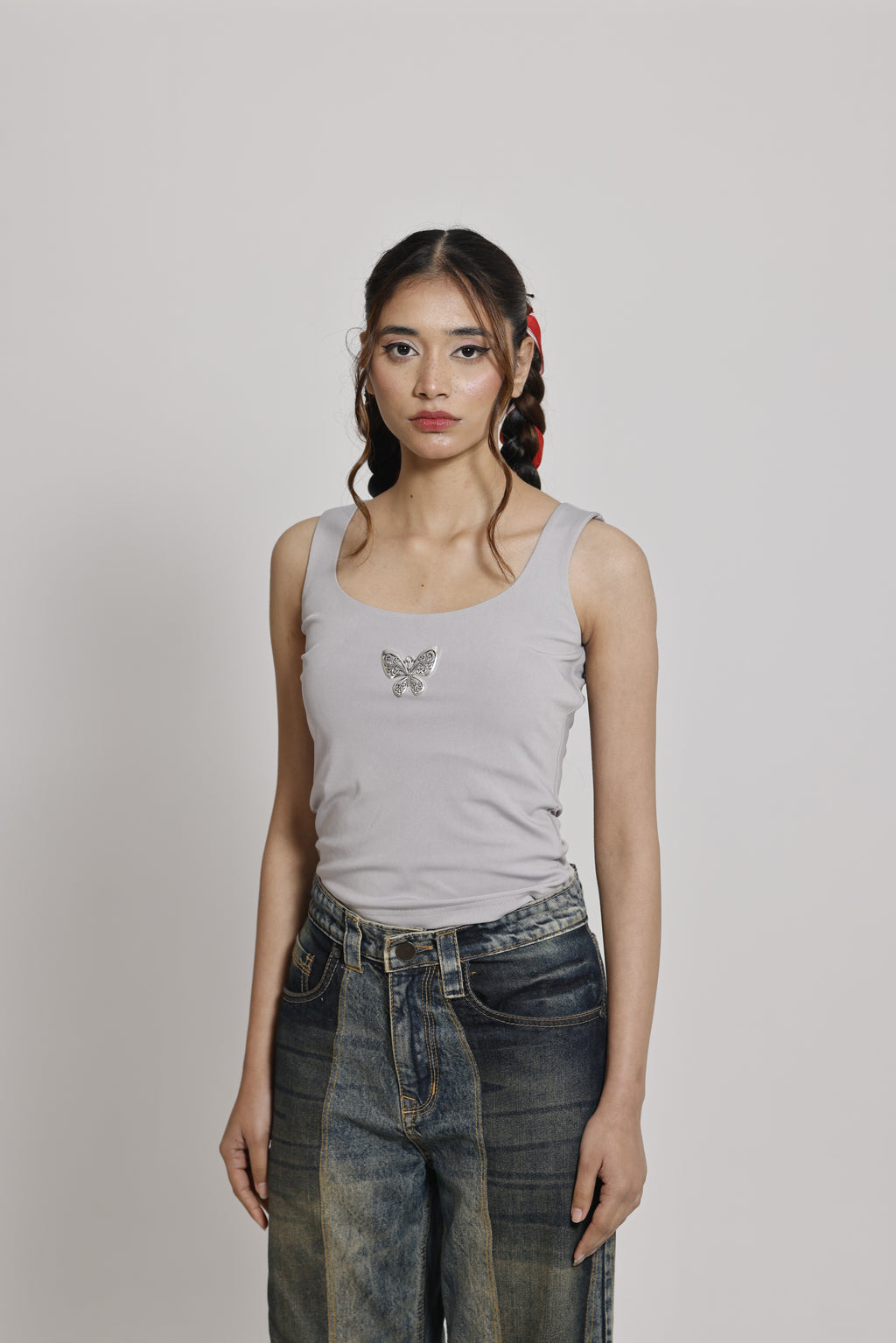 Butterfly Double-Layer Tank Top