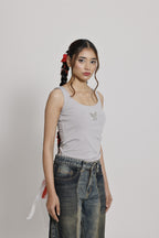 Butterfly Double-Layer Tank Top