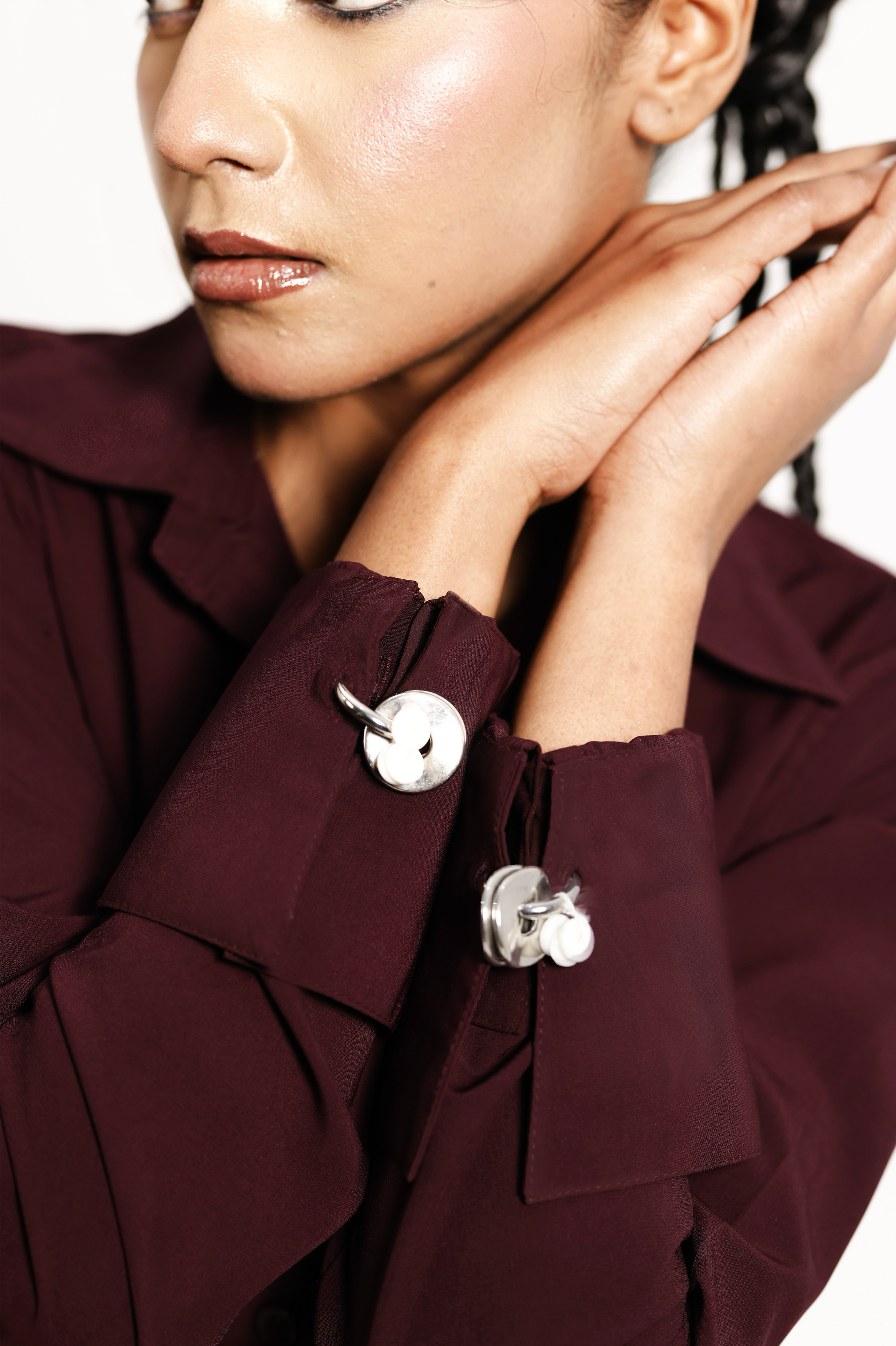 WRAPPED IN YOU SHIRT WITH THE BUTTER GLOW SKIRT CO-ORD SET