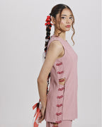 BLUSH BEAD AFFAIR TOP