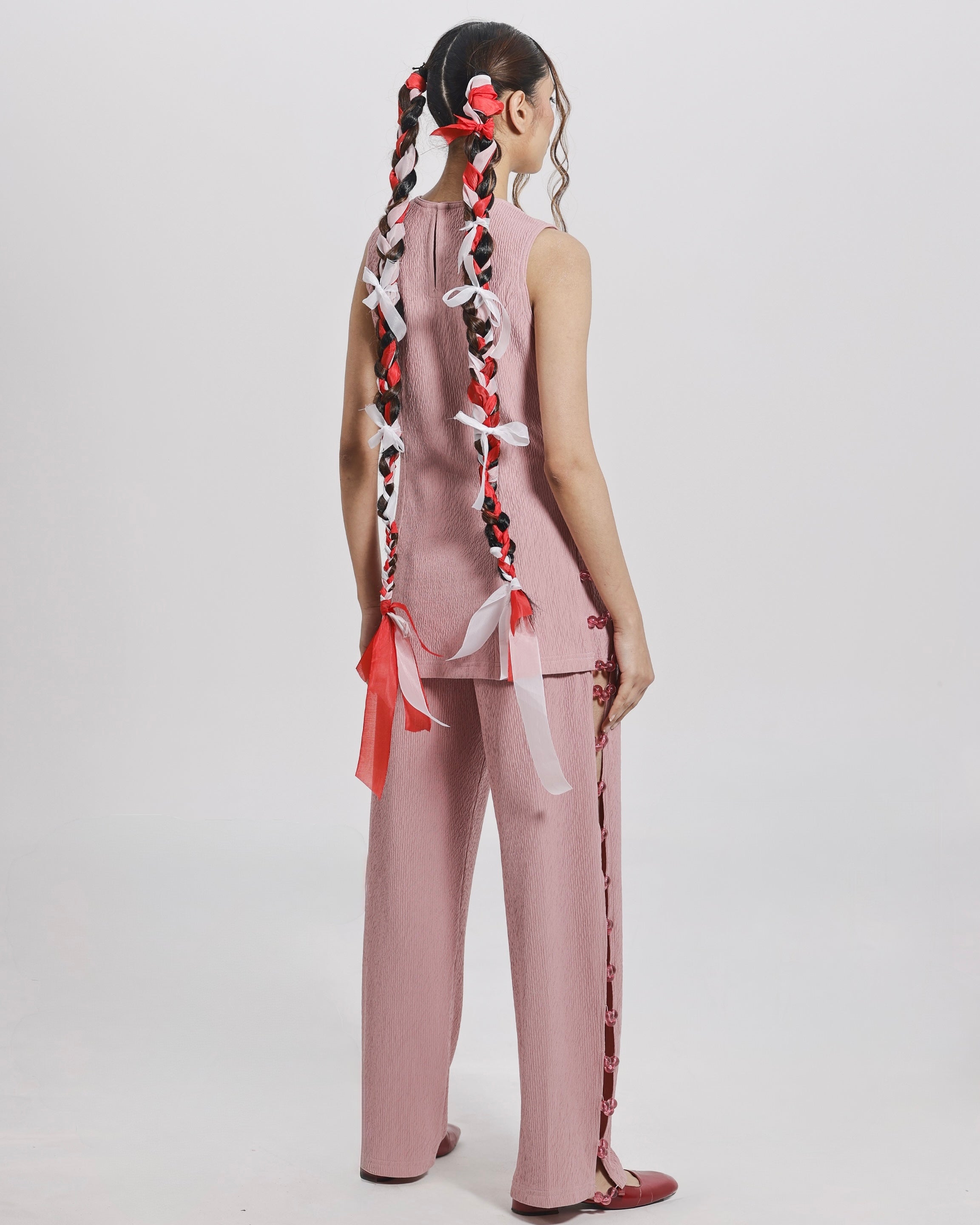 BLUSH BEAD AFFAIR CO-ORD SET