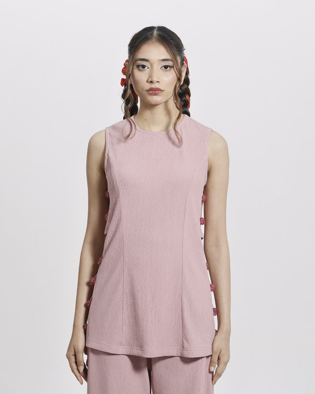 BLUSH BEAD AFFAIR TOP