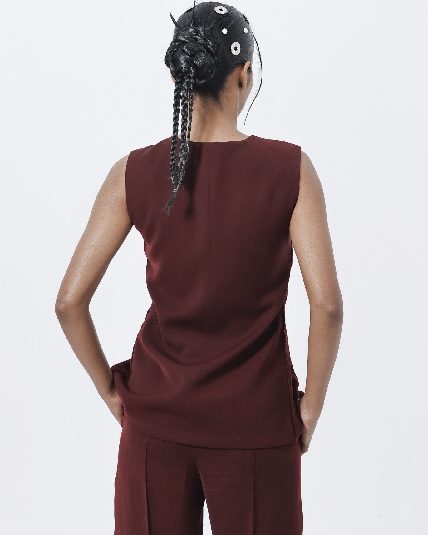 THE ROSEATTE HALF OPEN VEST