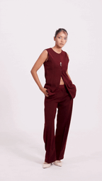 THE ROSEATTE HALF OPEN VEST