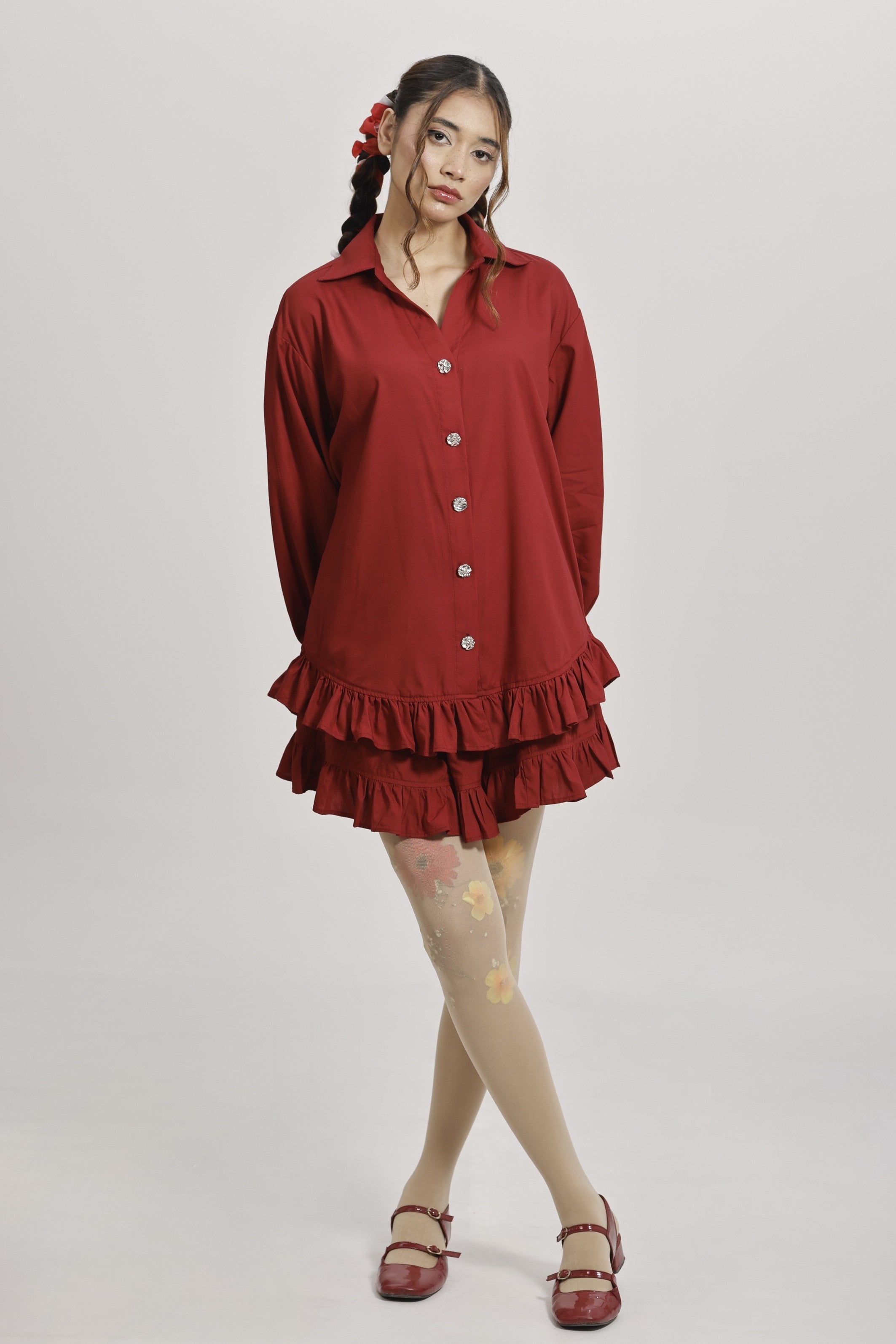 SCARLET SPELL CO-ORD SET