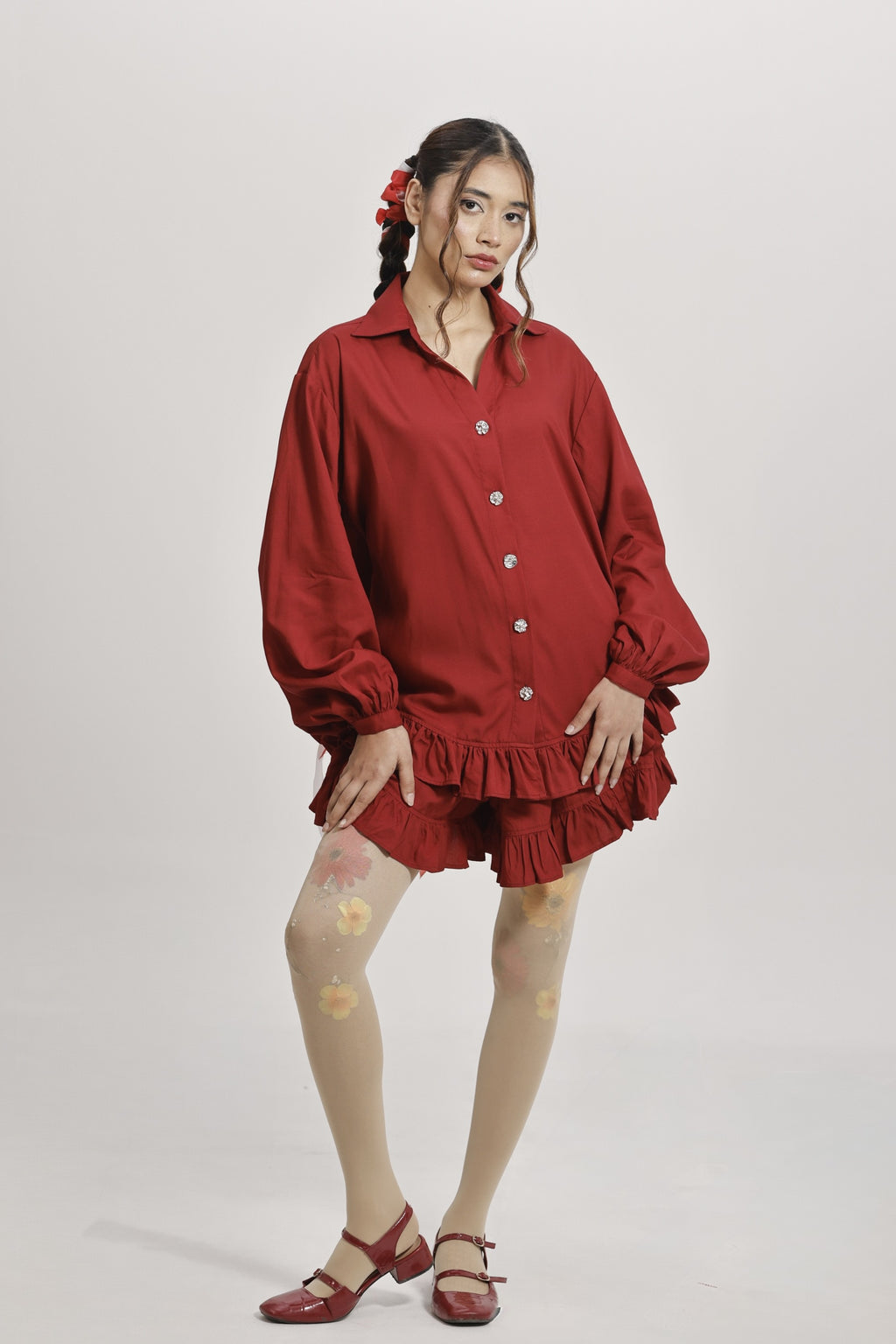 SCARLET SPELL CO-ORD SET