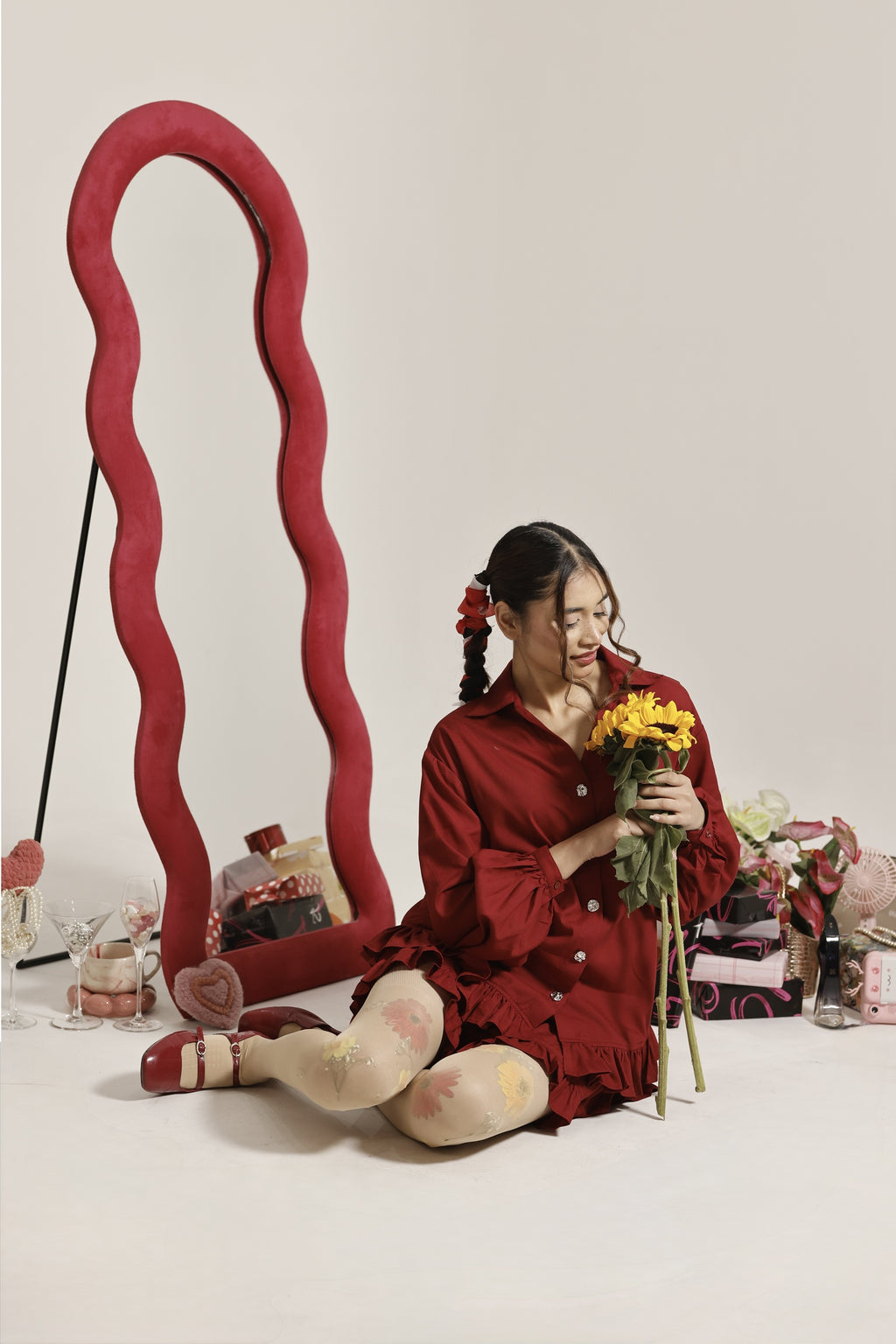 SCARLET SPELL CO-ORD SET